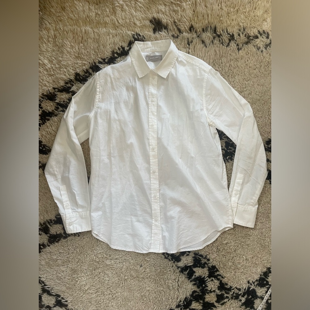 Everlane White Button Down Shirt